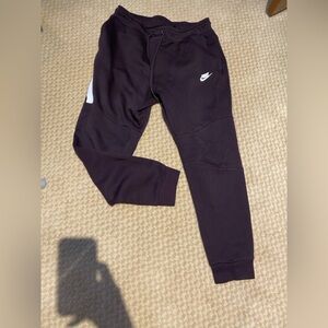 Nike Sportswear Tech Fleece Jogger Pants Plum Purple Men's Size large 805162-659
